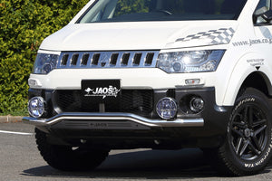 JAOS FRONT SKID BAR POLISH BLACK FOR MITSUBISHI DELICA D:5 B150304B