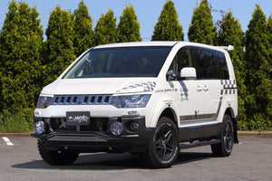 JAOS FRONT SKID BAR BLACK BLACK FOR MITSUBISHI DELICA D:5 B150304D