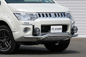 JAOS FRONT SKID BAR POLISH BLACK FOR MITSUBISHI DELICA D:5 B150305B