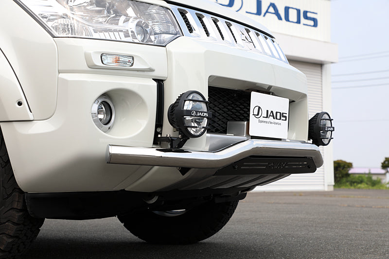 JAOS FRONT SKID BAR POLISH BLACK FOR MITSUBISHI DELICA D:5 B150305B