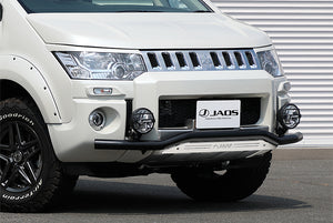 JAOS FRONT SKID BAR BLACK BLAST FOR MITSUBISHI DELICA D:5 B150305C
