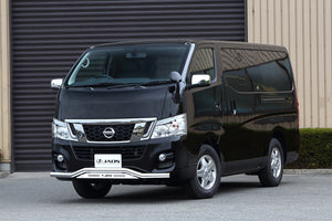 JAOS FRONT SKID BAR POLISH BLAST STANDARD FOR NISSAN NV350 CARAVAN B150482A