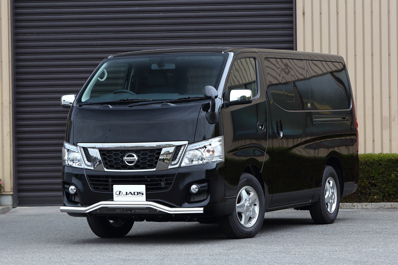 JAOS FRONT SKID BAR POLISH BLACK STANDARD FOR NISSAN NV350 CARAVAN B150482B