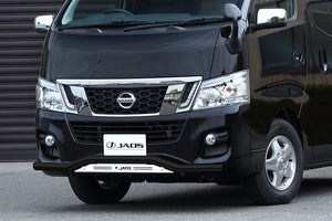 JAOS FRONT SKID BAR BLACK BLAST STANDARD FOR NISSAN NV350 CARAVAN B150482C