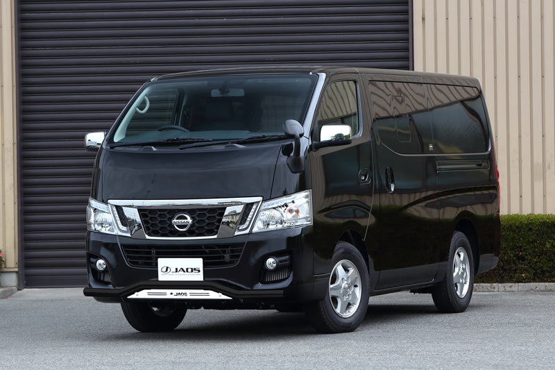 JAOS FRONT SKID BAR BLACK BLAST STANDARD FOR NISSAN NV350 CARAVAN B150482C