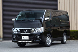 JAOS FRONT SKID BAR BLACK BLAST STANDARD FOR NISSAN NV350 CARAVAN B150482C