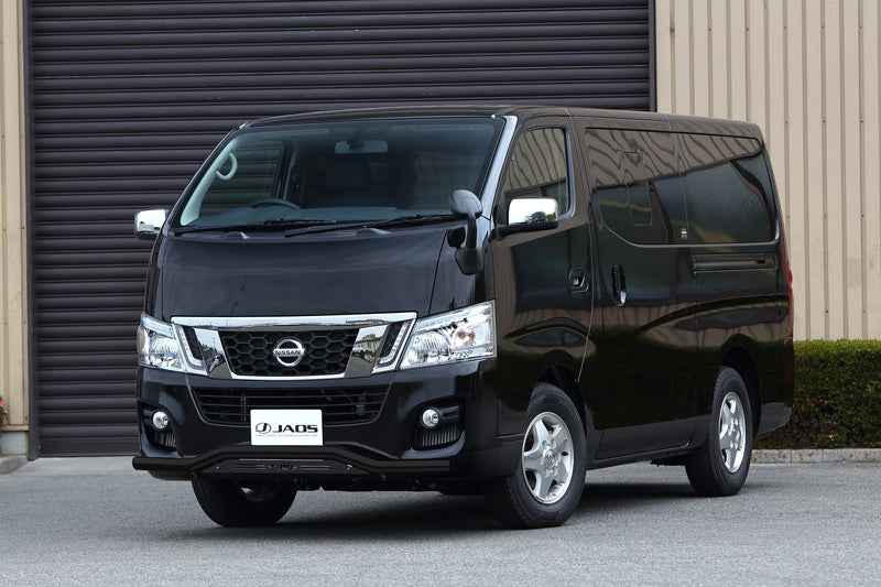 JAOS FRONT SKID BAR BLACK BLACK STANDARD FOR NISSAN NV350 CARAVAN B150482D