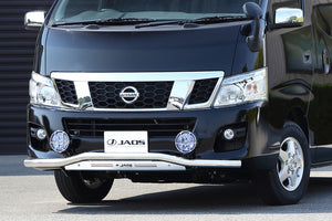 JAOS FRONT SKID BAR POLISH BLAST WIDE FOR NISSAN NV350 CARAVAN B150483A
