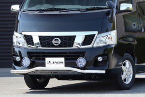 JAOS FRONT SKID BAR POLISH BLACK WIDE FOR NISSAN NV350 CARAVAN B150483B