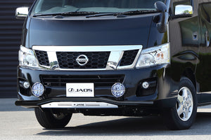 JAOS FRONT SKID BAR BLACK BLAST WIDE FOR NISSAN NV350 CARAVAN B150483C