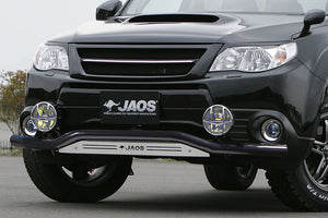 JAOS FRONT SKID BAR BLACK BLAST FOR SUBARU FORESTER SH B150742C