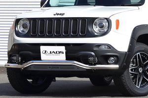 JAOS FRONT SKID BAR POLISH BLACK FOR JEEP RENEGADE B150910B