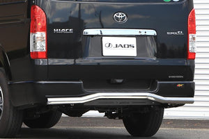 JAOS REAR SKID BAR POLISH BLACK STANDARD FOR TOYOTA HIACE 200 B154201B