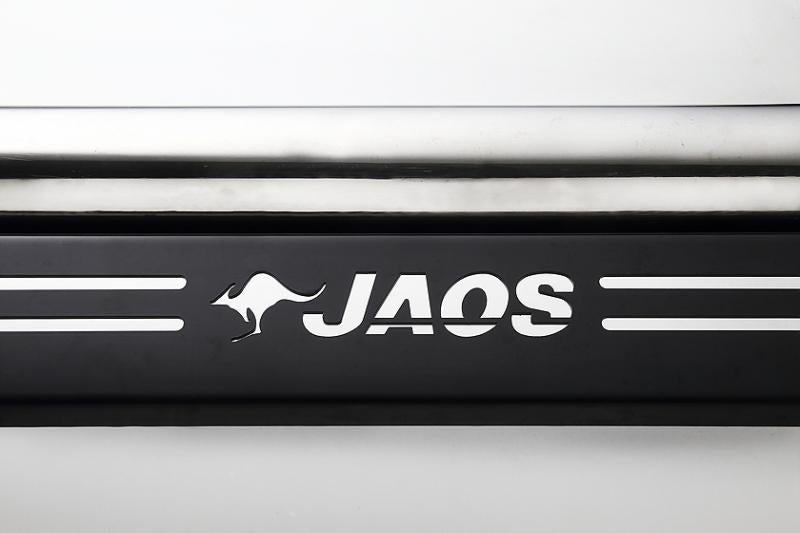 JAOS REAR SKID BAR POLISH BLACK STANDARD FOR TOYOTA HIACE 200 B154201B