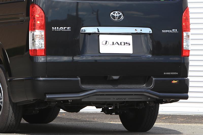 JAOS REAR SKID BAR BLACK BLACK STANDARD FOR TOYOTA HIACE 200 B154201D