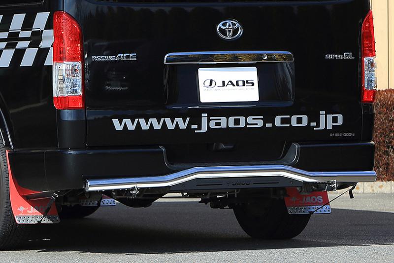 JAOS REAR SKID BAR POLISH BLACK WIDE FOR TOYOTA HIACE 200 B154202B