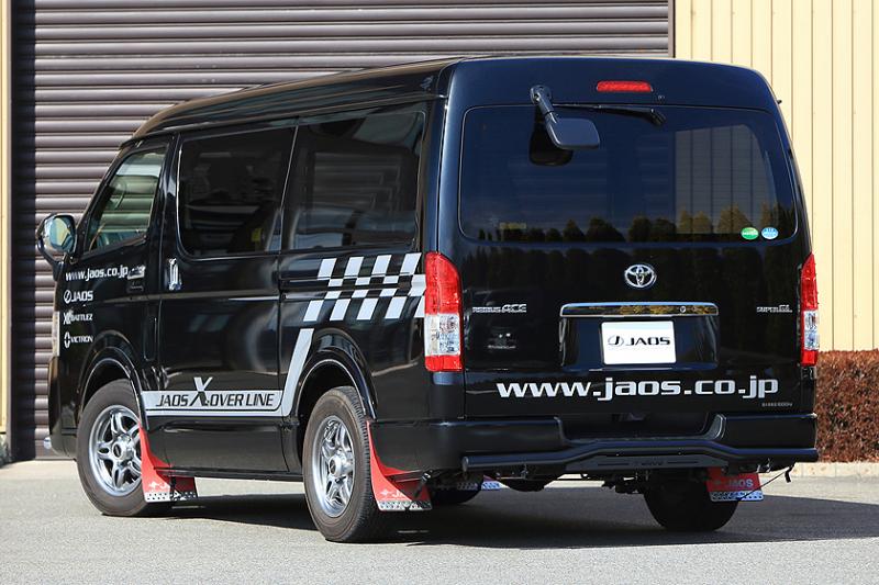 JAOS REAR SKID BAR BLACK BLACK WIDE FOR TOYOTA HIACE 200 B154202D