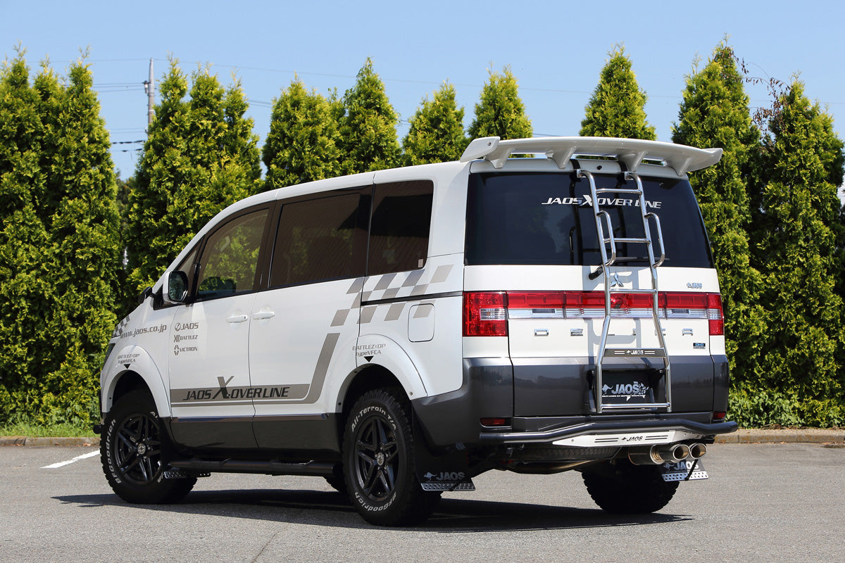 JAOS REAR SKID BAR BLACK BLAST FOR MITSUBISHI DELICA D:5 B154304C