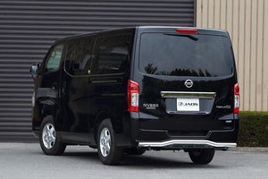 JAOS REAR SKID BAR POLISH BLACK STANDARD FOR NISSAN NV350 CARAVAN B154482B