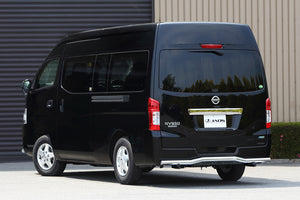 JAOS REAR SKID BAR POLISH BLACK WIDE BODY FOR NISSAN NV350 CARAVAN B154483B