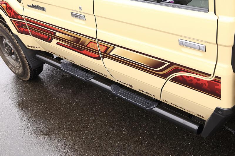 JAOS SIDE STEP BLACK PICKUP (GRJ79) 14-15 FOR TOYOTA LAND CRUISER 70 B172241BBK