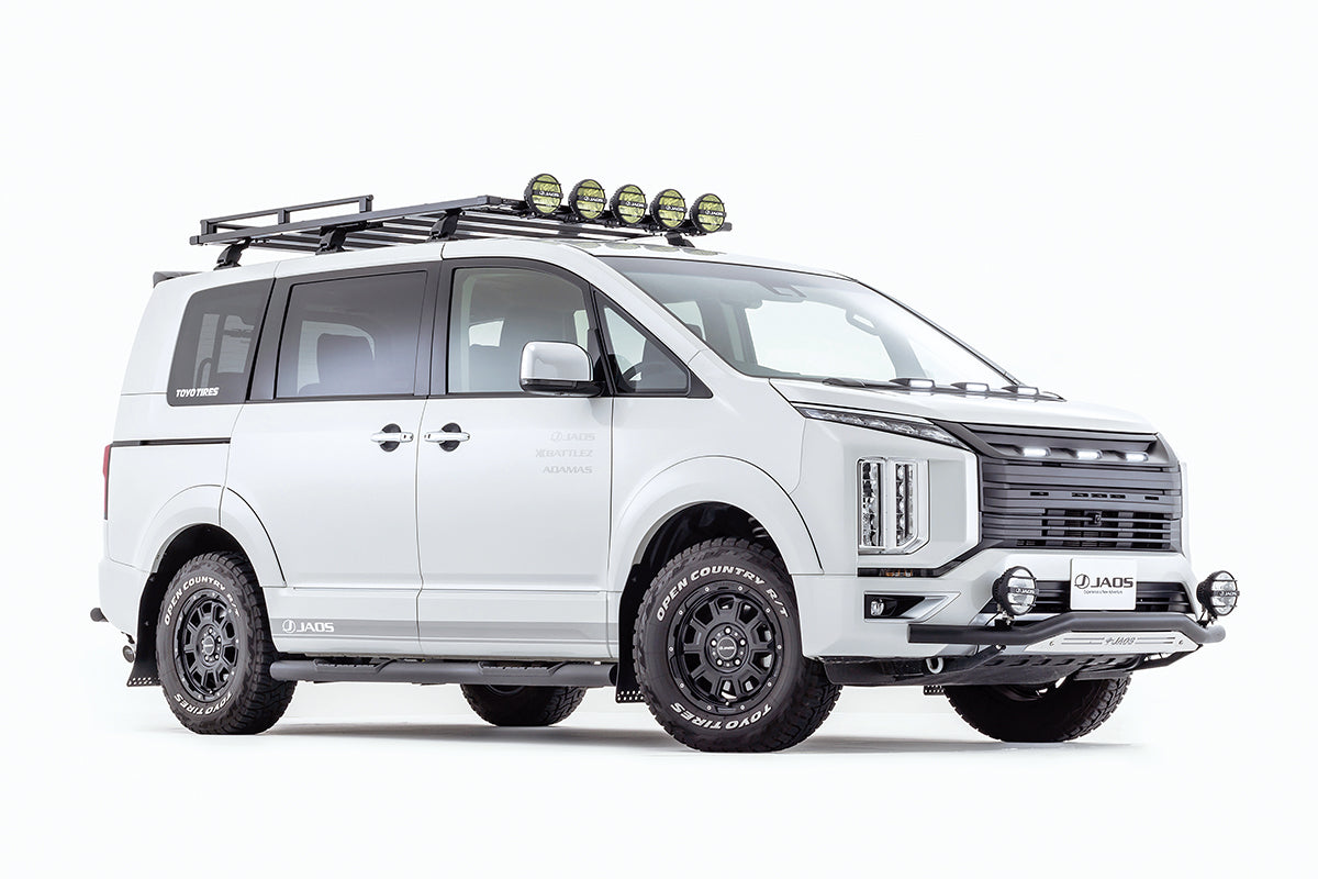 JAOS SIDE STEP BLACK RIGHT SIDE FOR MITSUBISHI DELICA D:5 DIESEL B172306RBK