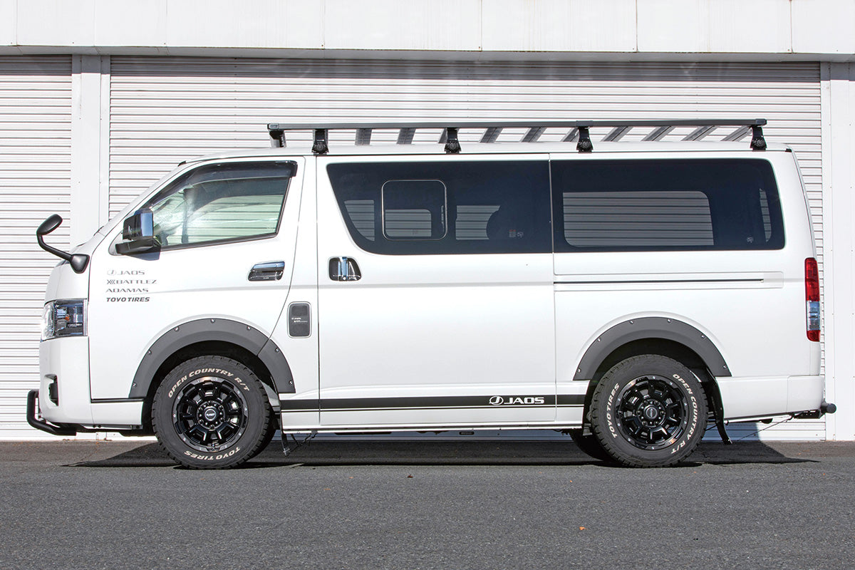 JAOS FRONT BUSH BAR STANDARD TYPE 3 FOR TOYOTA HIACE 200 B180203BK