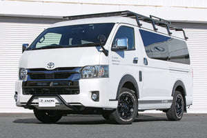 JAOS FRONT BUSH BAR WIDE TYPE 3 FOR TOYOTA HIACE 200 B180204BK