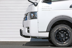 JAOS FRONT BUSH BAR WIDE TYPE 3 FOR TOYOTA HIACE 200 B180204BK