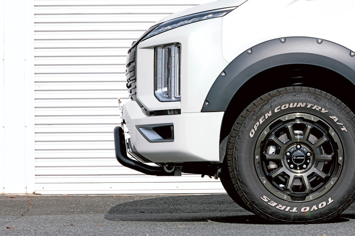 JAOS FRONT BUSH BAR FOR MITSUBISHI DELICA 19+ DIESEL B180306BK