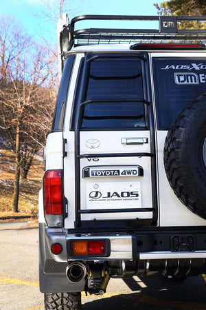 JAOS REAR LADDER II BLACK FOR TOYOTA LAND CRUISER 70 B232241ABK