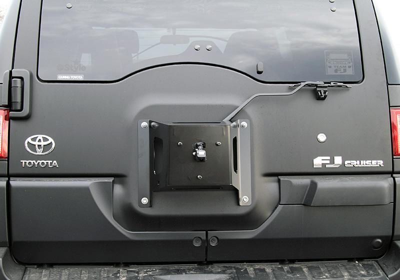 JAOS SPARE TIRE BRACKET FOR TOYOTA FJ CRUISER 10+ B320245 Black Hawk