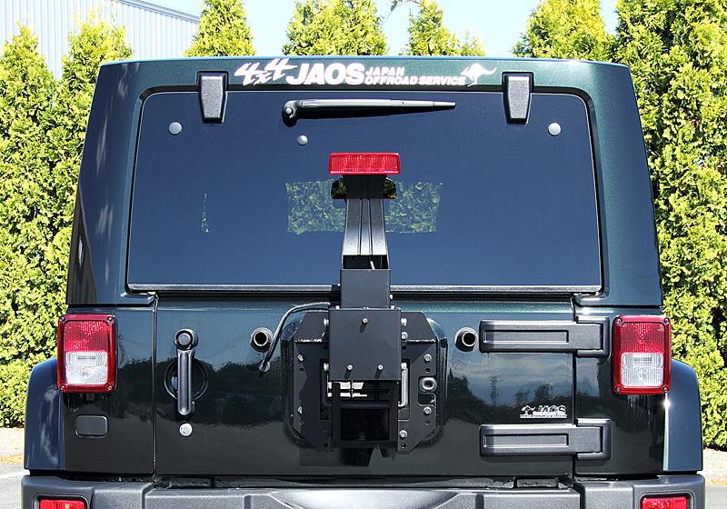 JAOS SPARE TIRE BRACKET FOR GENUINE BUMPER FOR JEEP WRANGLER JK B320901B