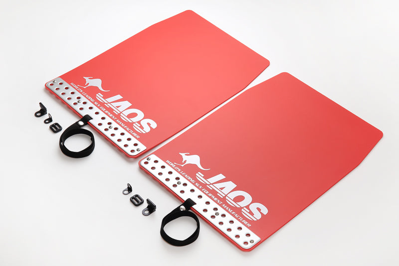 JAOS MUD GUARD III GENERAL PURPOSE RED L SIZE FOR TOYOTA HILUX SURF 215 B621001