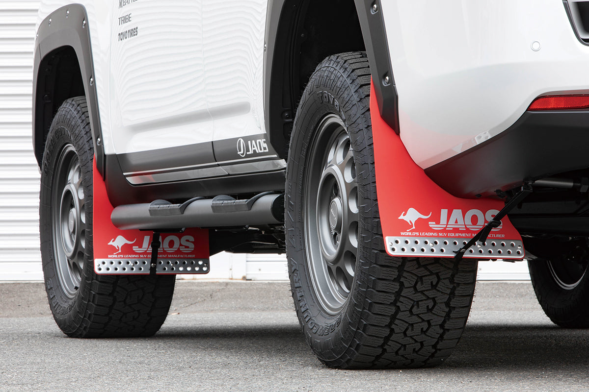 JAOS MUDGUARD III FRONT SET RED FOR TOYOTA LAND CRUISER 300 GRSPORT B621052F
