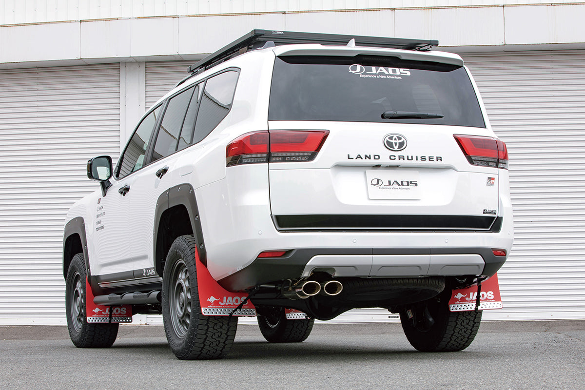 JAOS MUDGUARD III FRONT SET RED FOR TOYOTA LAND CRUISER 300 GRSPORT B621052F