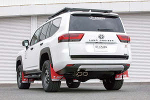 JAOS MUDGUARD III FRONT SET RED FOR TOYOTA LAND CRUISER 300 GRSPORT B621052F