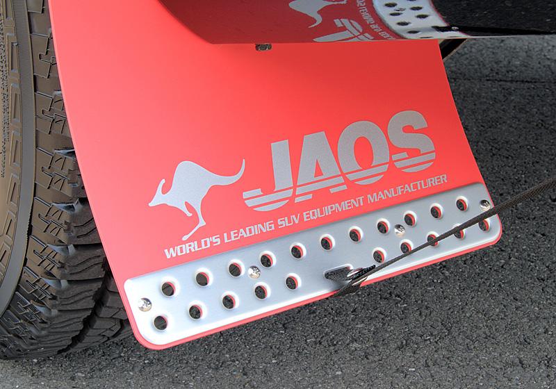 JAOS MUDGUARD III FRONT SET RED FOR MITSUBISHI DELICA D:5 B621304F
