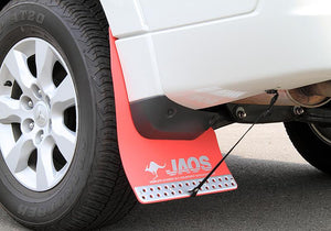 JAOS MUD GUARD III REAR SET RED FOR MITSUBISHI PAJERO V80 90 B621328R