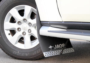 JAOS MUDGUARD III FRONT SET BLACK FOR MITSUBISHI PAJERO V60 70 B622327F
