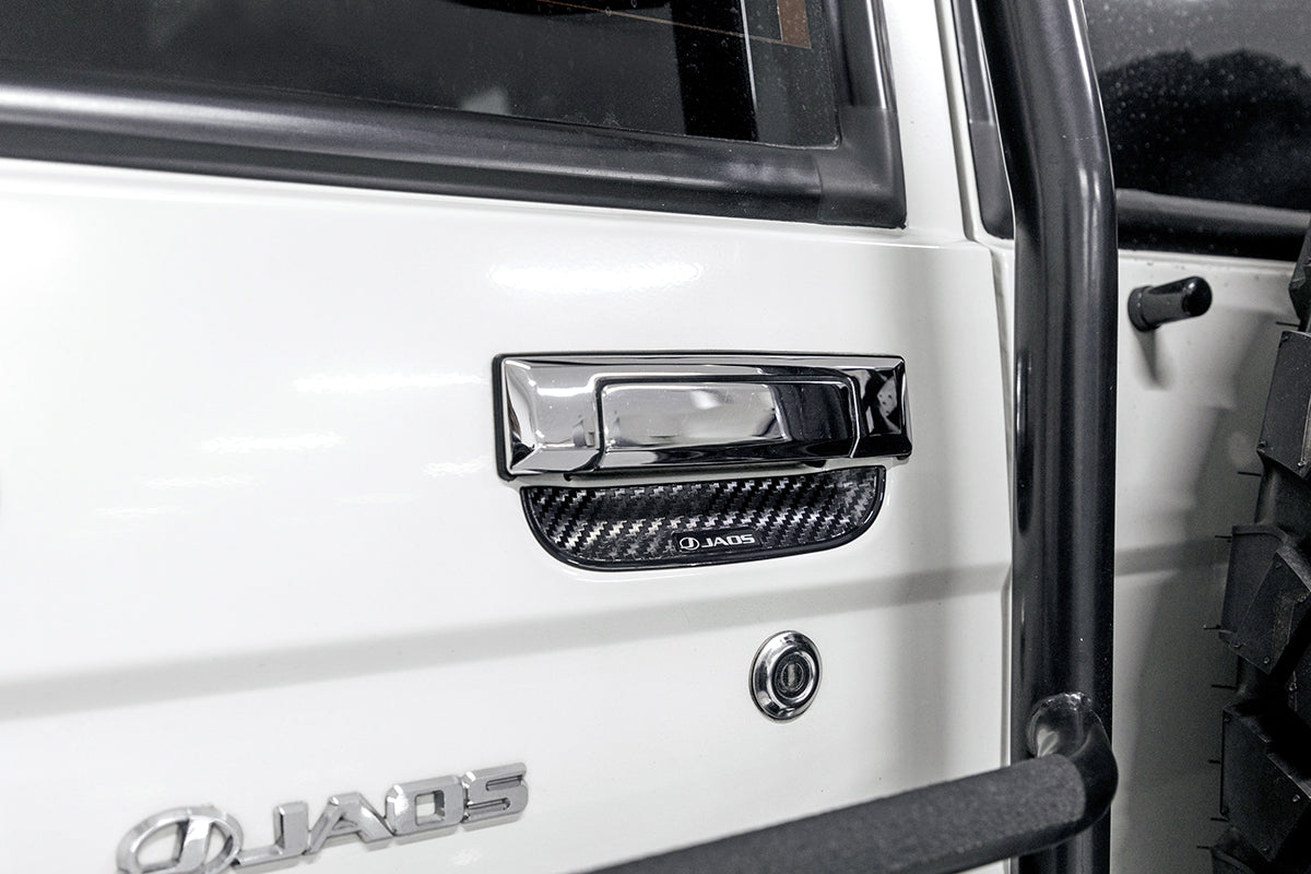 JAOS DOOR HANDLE PROTECTOR CARBON STYLE FOR TOYOTA LAND CRUISER 70 B636241