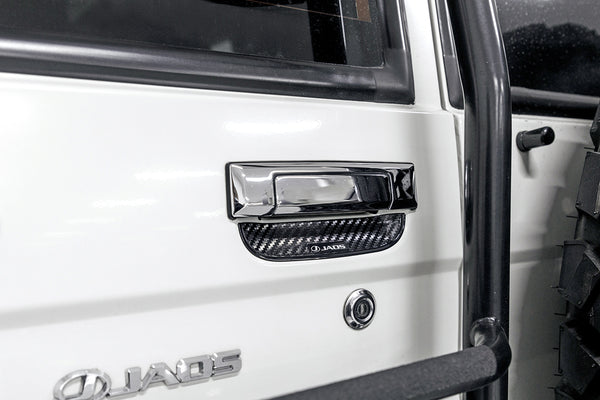 JAOS DOOR HANDLE PROTECTOR CARBON STYLE FOR TOYOTA LAND CRUISER 70