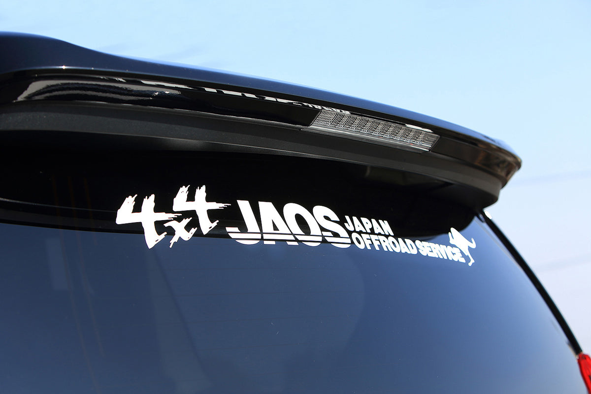 JAOS RACING LETTER WHITE STICKER B654003