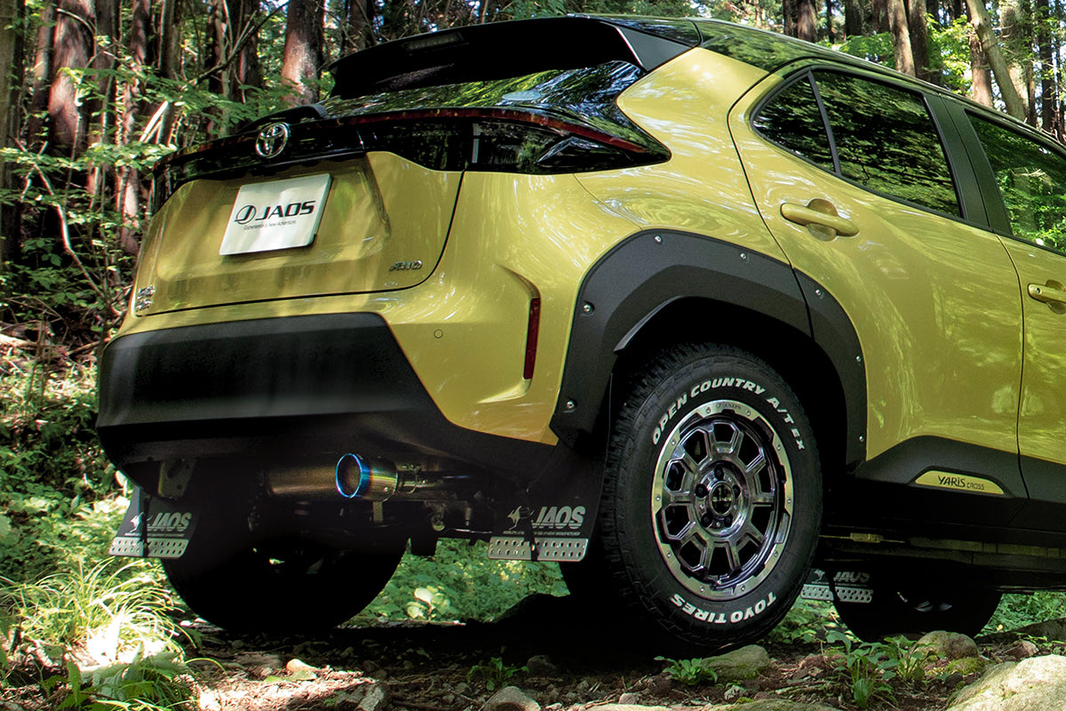 JAOS BATTLEZ MUFFLER CUTTER TI TITANIUM TAIL FOR TOYOTA YARIS CROSS GAS 4WD B720002T