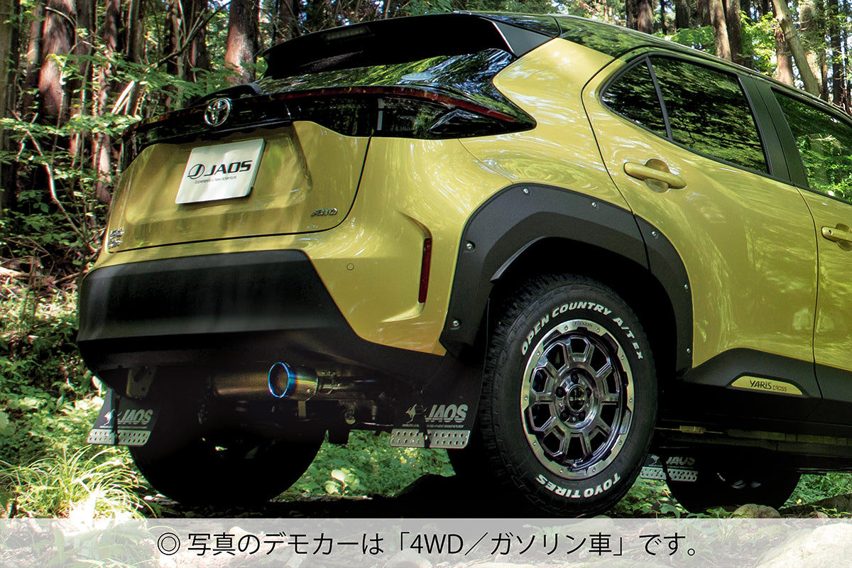 JAOS BATTLEZ MUFFLER CUTTER TI TITANIUM TAIL FOR TOYOTA YARIS CROSS E-FOUR B720003T