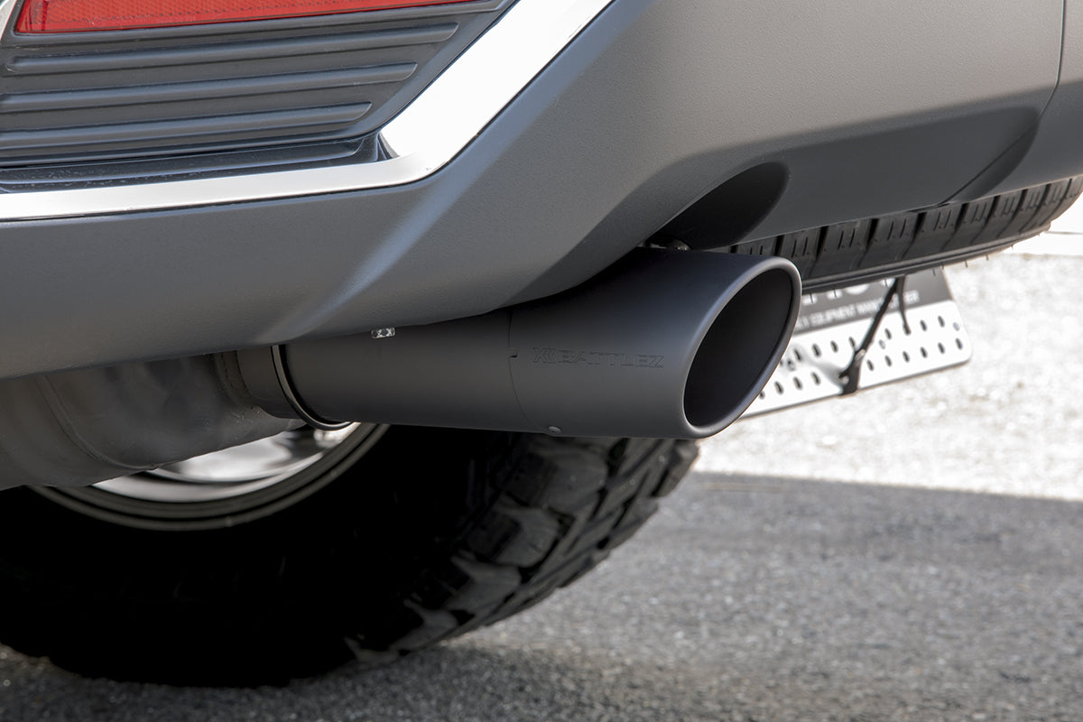 JAOS BATTLEZ MUFFLER CUTTER MC BLACK TYPE-A FOR TOYOTA LAND CRUISER 300 B720141