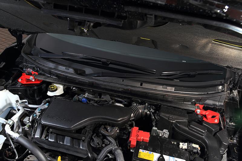 JAOS BATTLEZ ALCARBON TOWER BAR FRONT FOR NISSAN X-TRAIL 32 B800444F