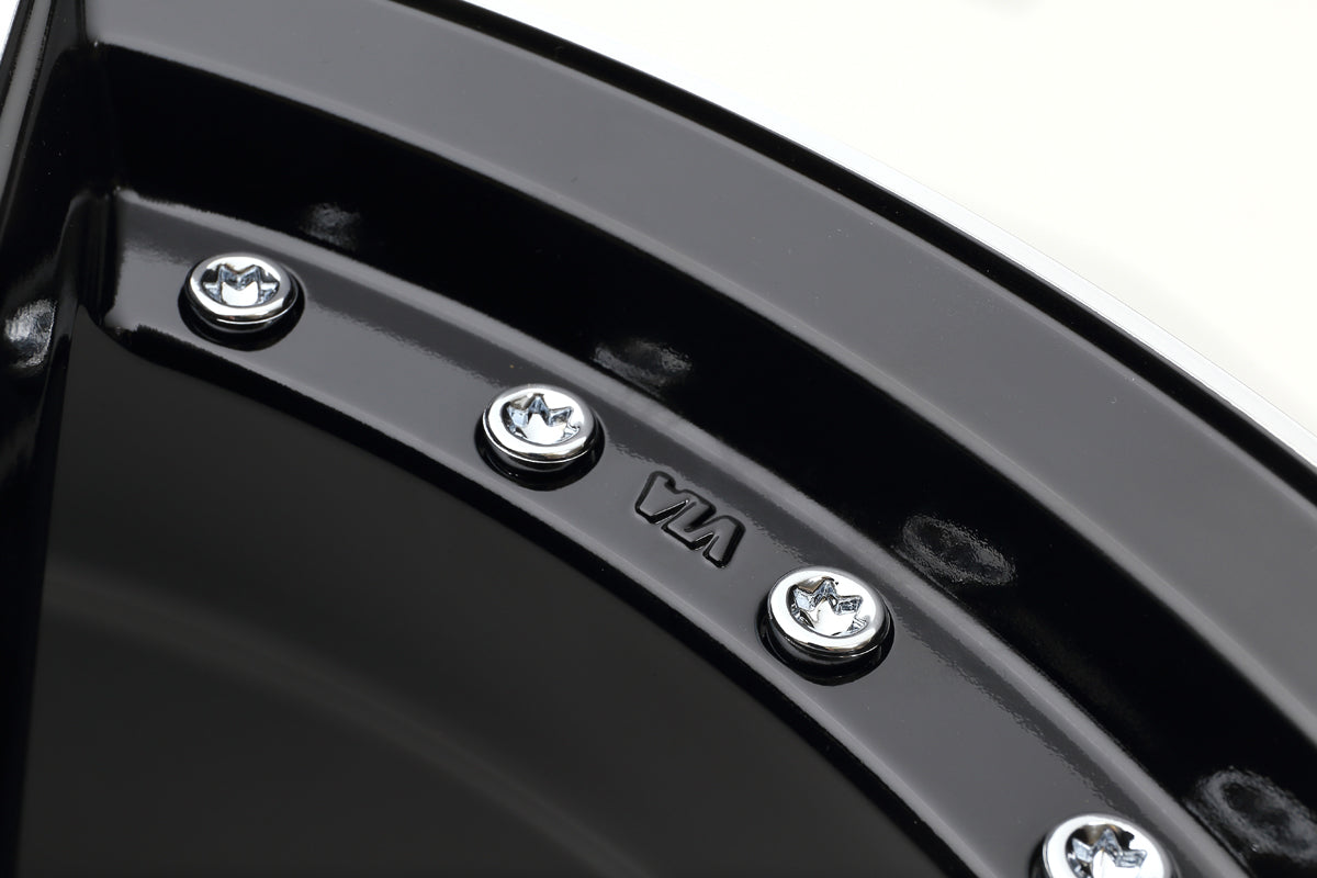 JAOS ASTELLA CM-0317X7.5J 44 5H127.0 BLACK POLISH WHEEL FOR JEEP WRANGLER JK B878E775PB