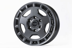 JAOS ASTELLA CM-04 17x6.5 48 6H139.7 DEEP GUN METALLIC WHEEL FOR NISSAN NV350 CARAVAN B879765DG