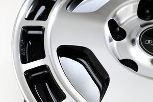 JAOS ASTELLA CM-04 17x6.5 48 6H139.7 BLACK POLISH WHEEL FOR NISSAN NV350 CARAVAN B879765PB